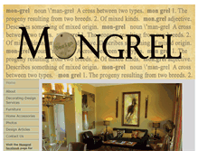 Tablet Screenshot of mongreldesign.net